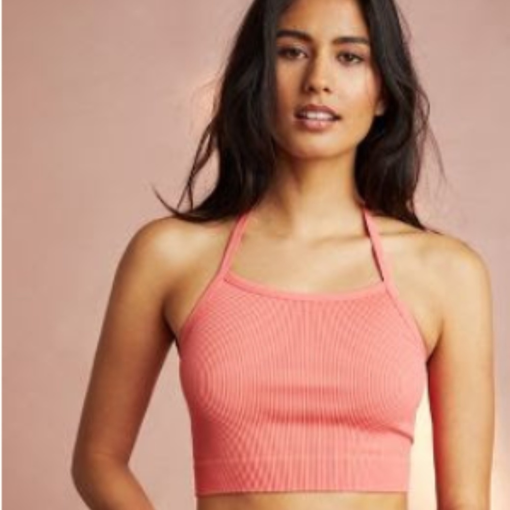 Anthropologie Floreat Halter Crop Top *NWT*
